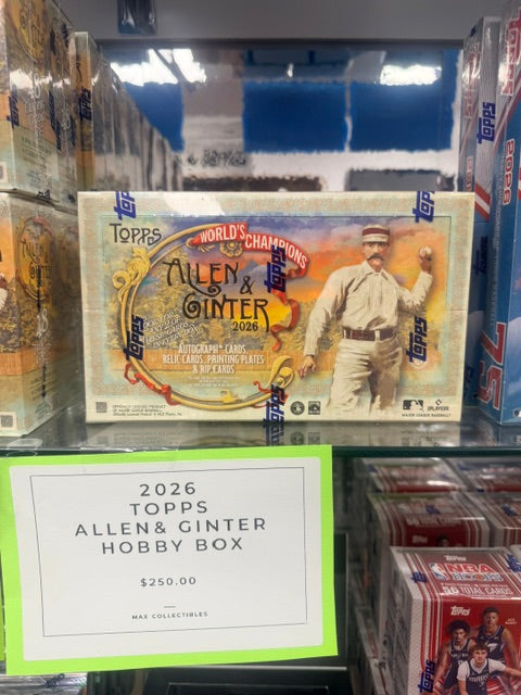 2026 TOPPS ALLEN & GINTER BASEBALL HOBBY BOX