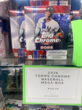 2026 TOPPS CHROME BASEBALL MEGA BOX
